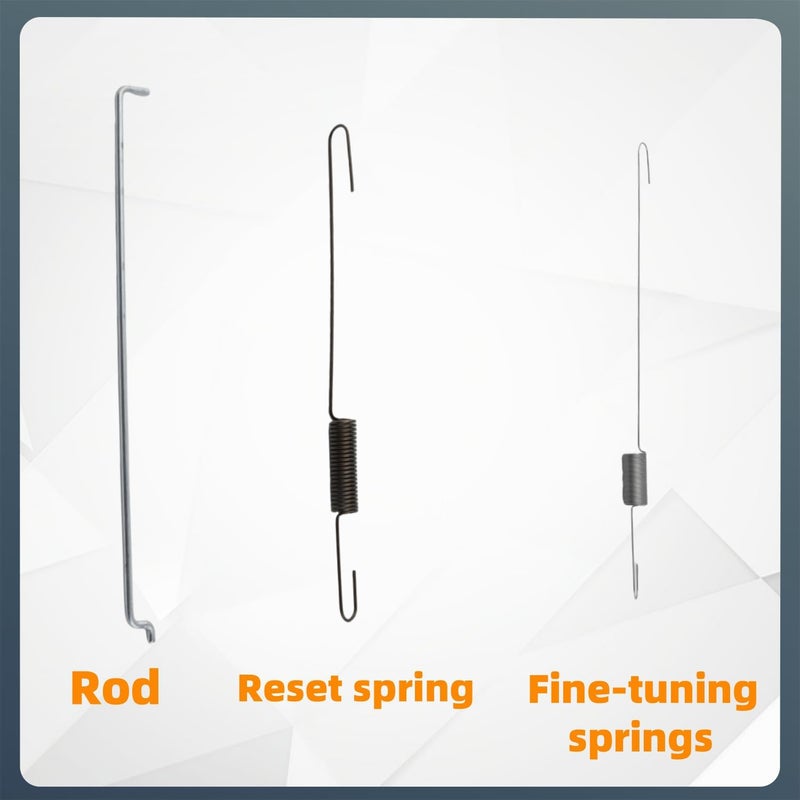 Narcilors 3 Sets Governor Rod Spring Throttle Return Spring Link Rod, Replacement for BlackMax 208CC/212CC 6HP/7HP 3000/3500/3600/3650/4375/4500 Watt Gasoline Generators - Image 3